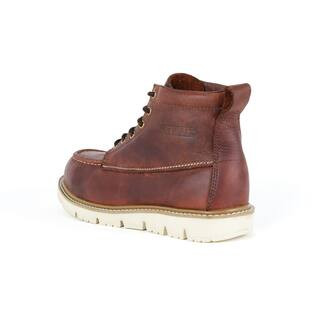 DEWALT Men's Canton 6'' Work Boots - Soft Toe - Walnut Pitstop Size 10.5(W) DXWP84361W-WAL-10.5 -... | The Home Depot