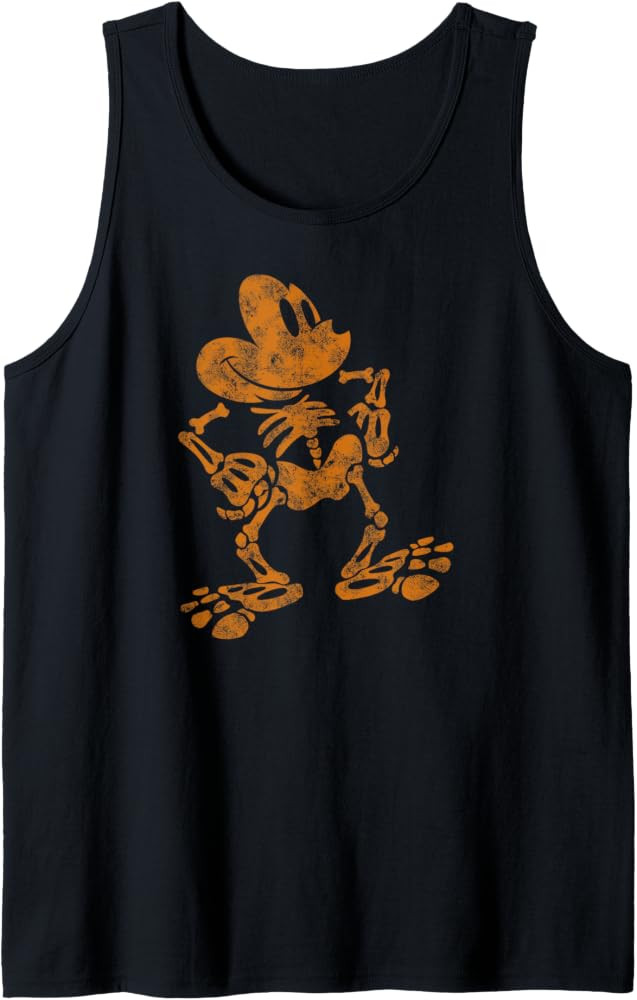Disney Mickey Mouse Halloween Bones Tank Top | Amazon (US)