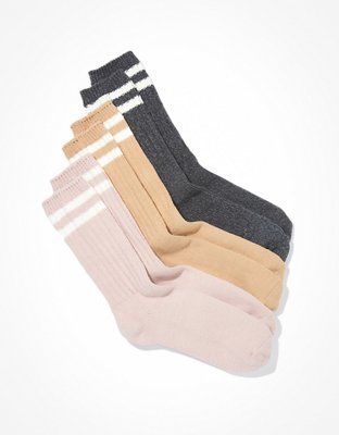 AE Striped Dad Socks 3-Pack | American Eagle Outfitters (US & CA)