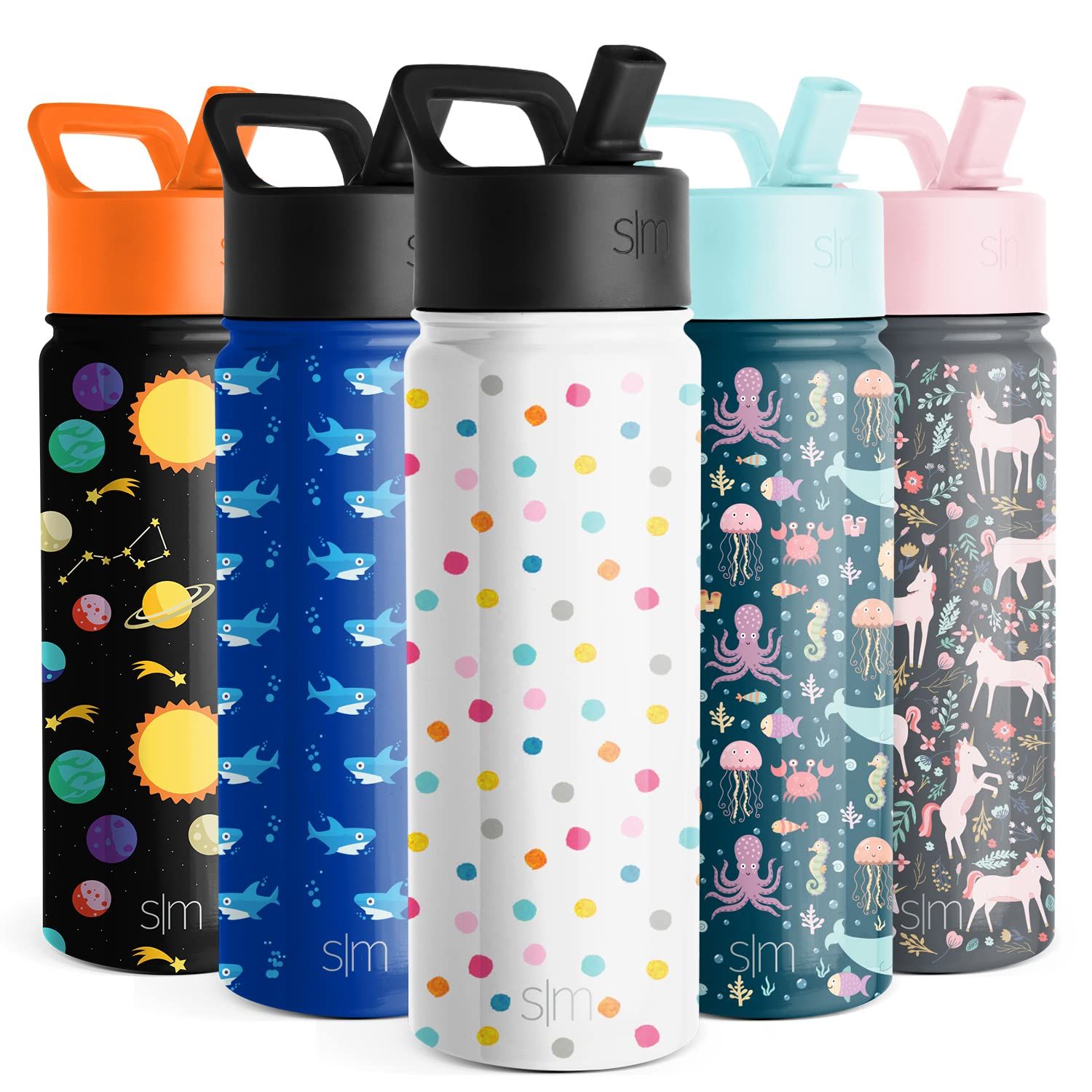 Simple Modern Kids Water Bottle with Straw Lid | Insulated Stainless Steel Reusable Tumbler for Todd | Amazon (US)