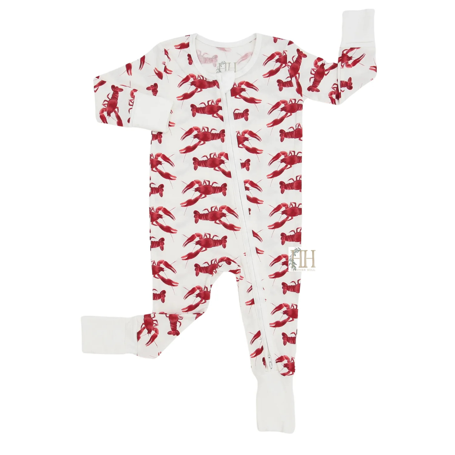 Crawfish Double Zipper Romper | Hamner Hill
