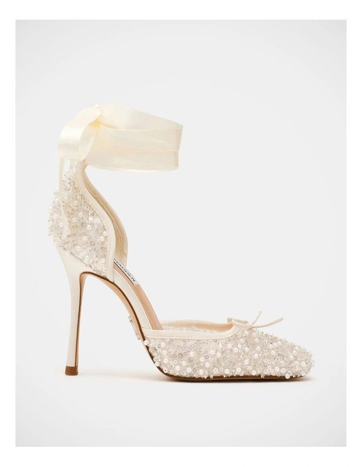 Steve MaddenLarina-Seq Dress Heels in Ivory | Myer