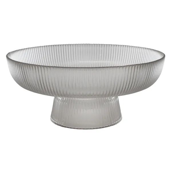 Ribbed Glass Serve Bowl | Dunelm