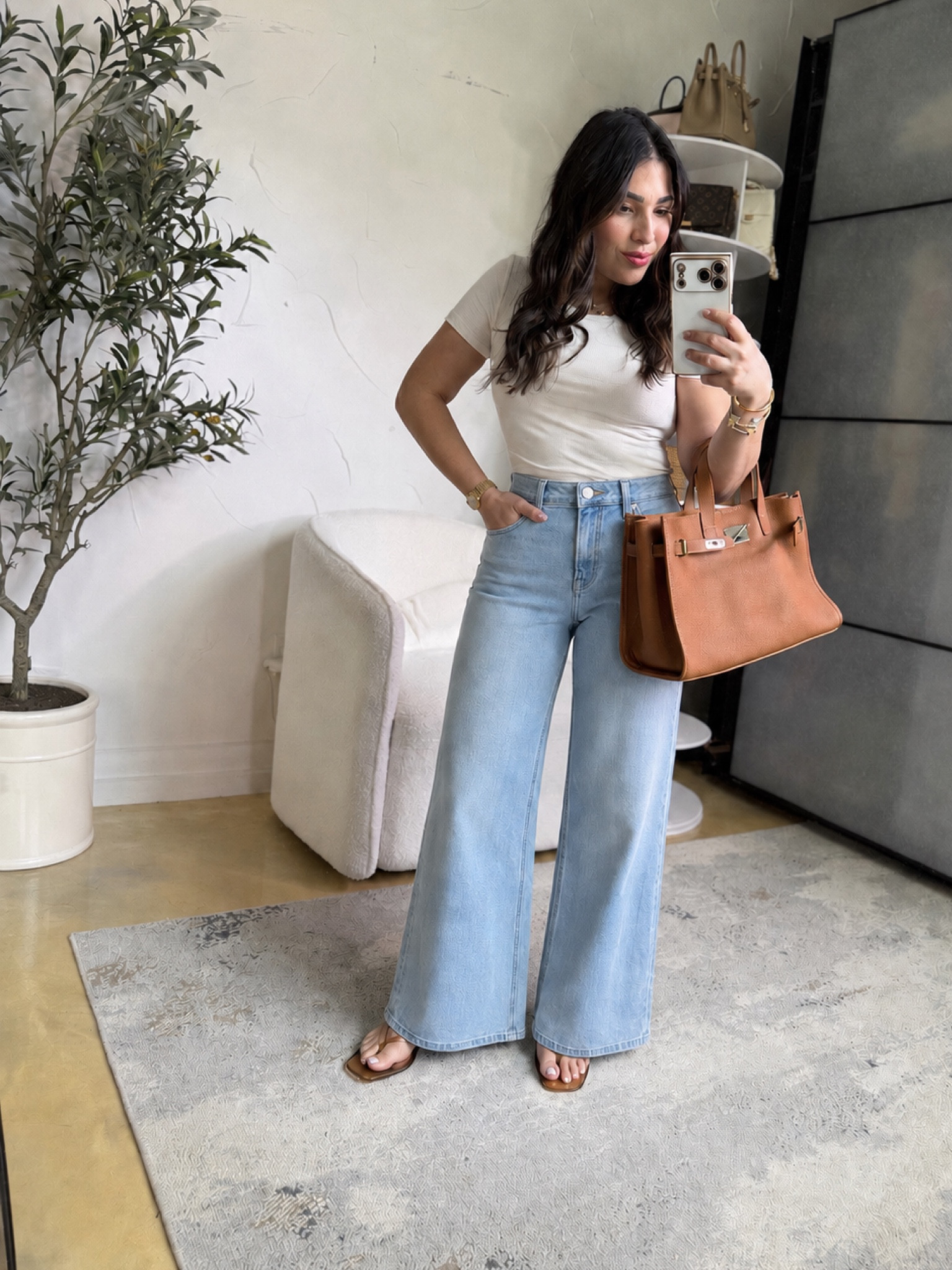 Loving these new petite jeans! Under $50! Size 27 top size small shoes size 8