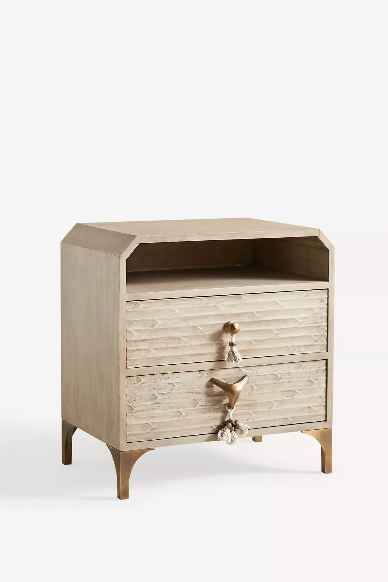 Zagora Tasseled Nightstand | Anthropologie (US)