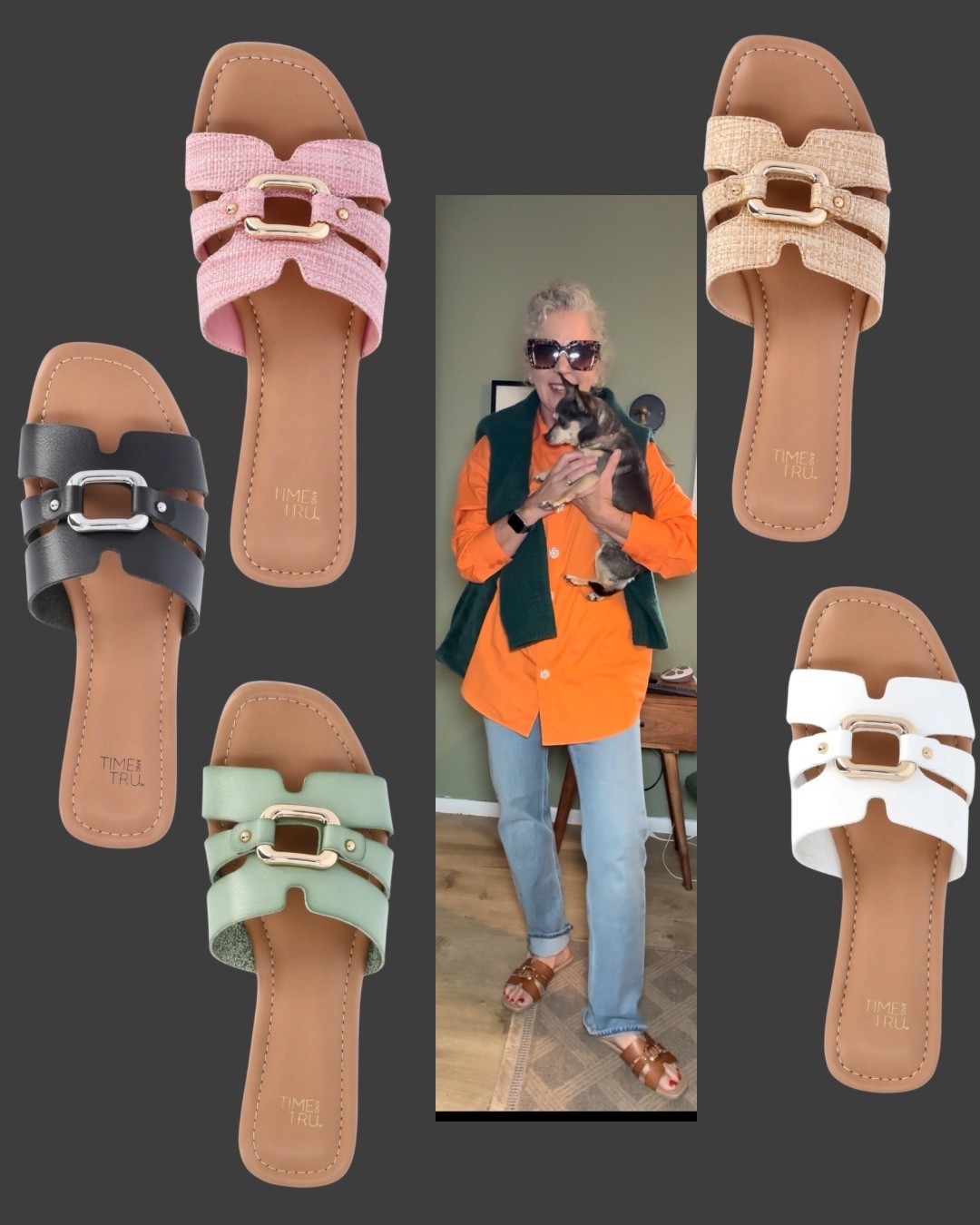 I love these sandals, so many fun colors