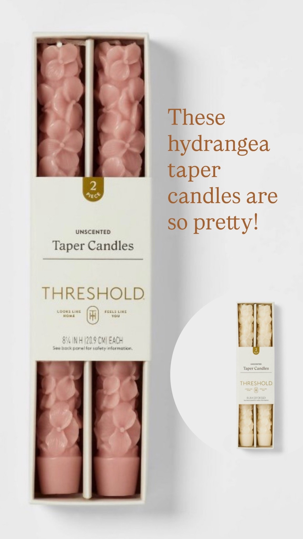 Love these hydrangea taper candles.

#LTKHome