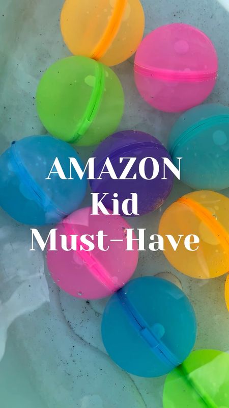 Seriously the best toy purchase two years running! Reusable water balloons use safe magnetic closure. Just dunk, fill and throw! They splash on impact. Makes a great gift too! Fun for summer vacation, backyard fun, parties, party favors. 

#LTKkids #LTKfindsunder50 #LTKparties