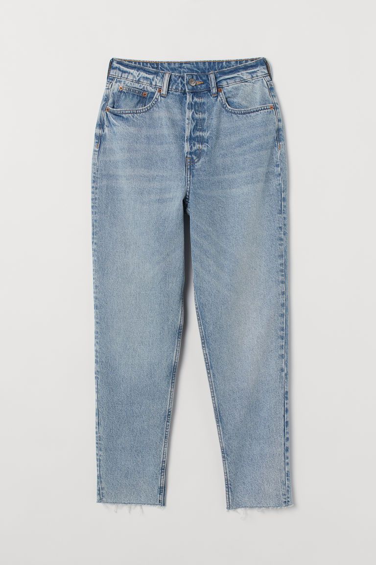 H & M - Slim Mom Jeans - Blue | H&M (US)