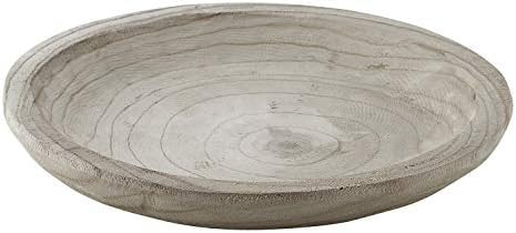 Amazon.com: Creative Brands Table Sugar Hand Carved Paulownia Wood Serving Bowl, Large, Grey : Ho... | Amazon (US)