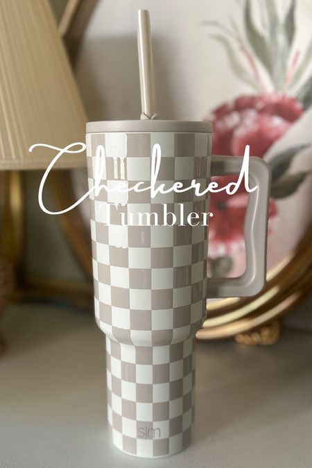Loving this 40 oz checkered tumbler by Simple Modern! It’s been out of stock for a while but is finally back on Amazon! Get it while it lasts! 

#LTKfindsunder50 #LTKSeasonal #LTKhome