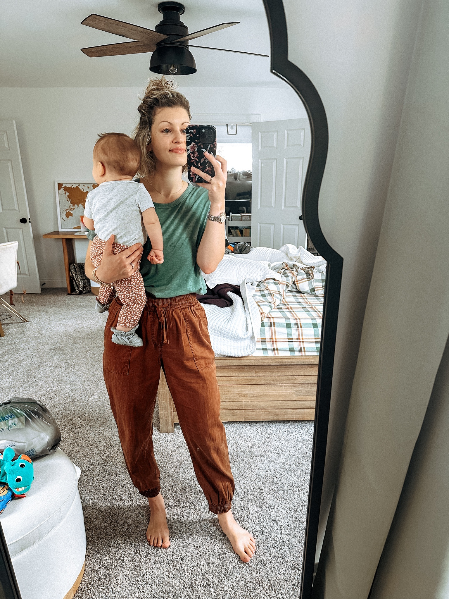 Comfy pants for us both. Joggers for life 

#LTKbaby #LTKstyletip