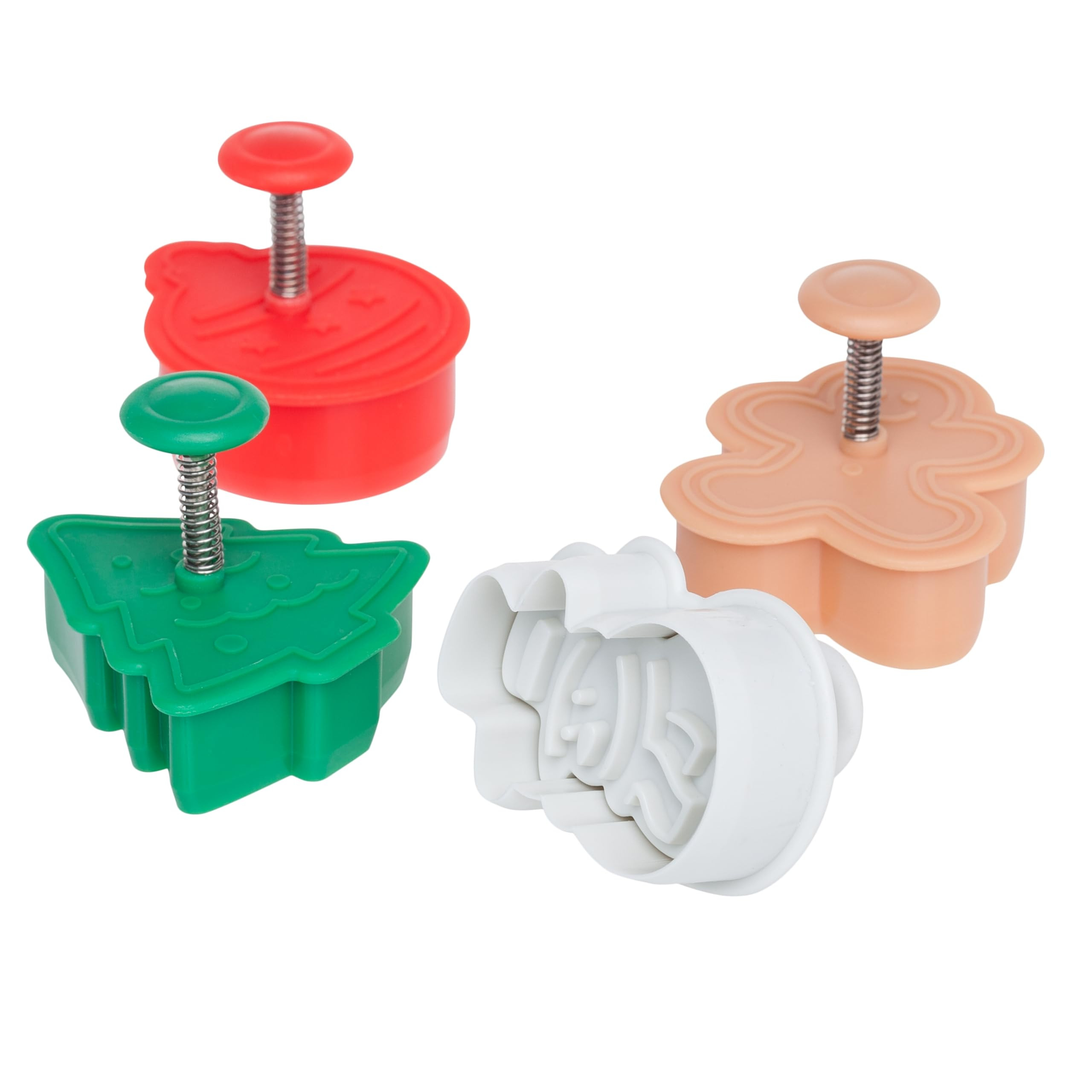 Ateco 1993 Christmas Themed Plunger Cutters, Set of 4 Shapes for Cutting Decorations & Direct Emb... | Amazon (US)