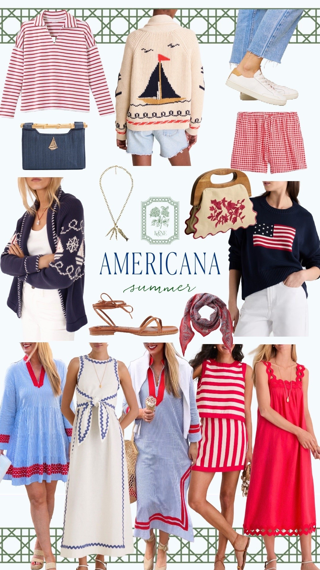Summer is here ❤️ some new finds I LOVE with a touch of Americana on the coast

#LTKootd #LTKOver40 #LTKSeasonal