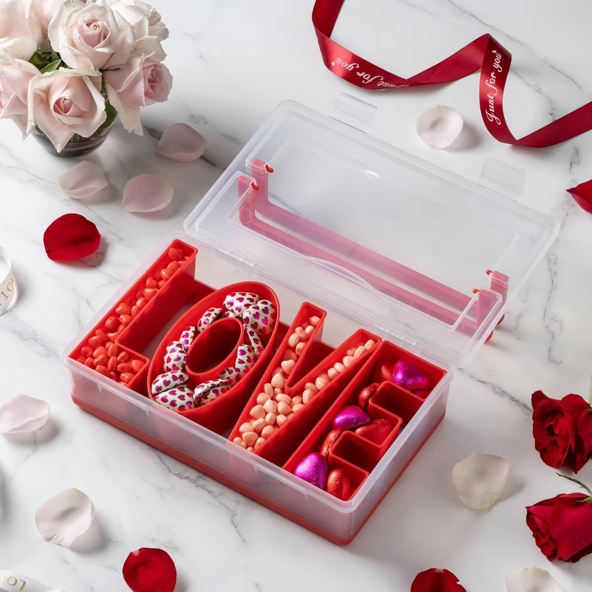 Cook With Color Love Sentiment Snack Box Food Storage Container | Target