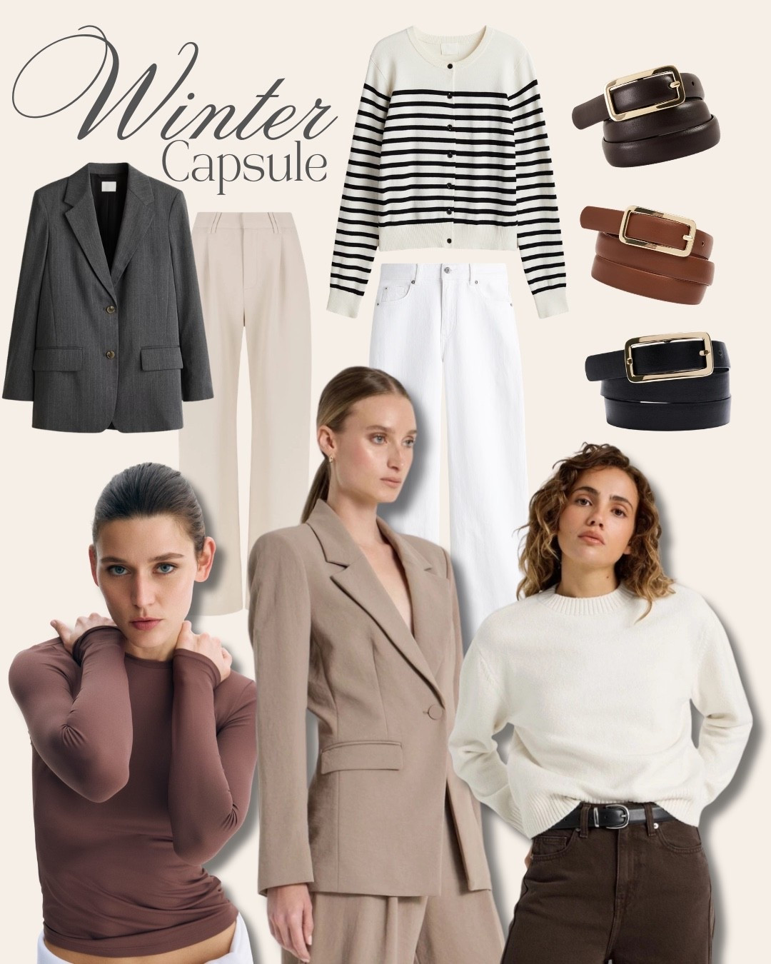 Winter capsule items to keep you warm but stylish through the colder months

#LTKFashionMonth #LTKwinter #LTKworkwear