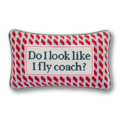 Fly Coach Needlepoint Pillow | Furbish Studio