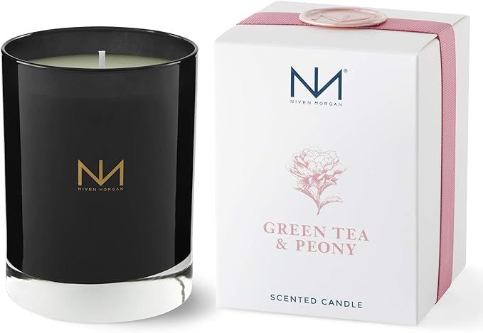 Niven Morgan Green Tea & Peony Fragrant Candle | Amazon (US)