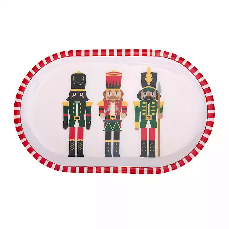 New! Christmas Nutcracker Mango Wood Serving Board | Kirklands