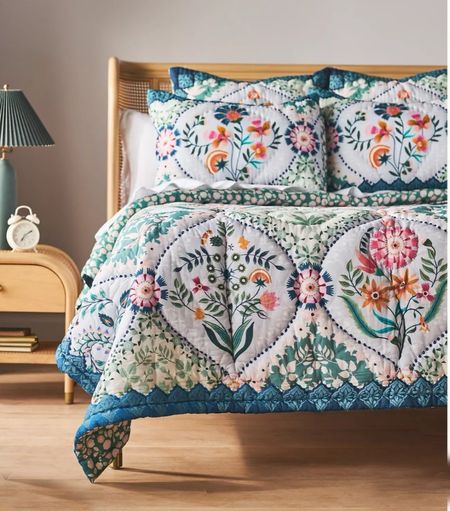 Theodora Posy Quilt at Anthropologie. 

With meticulous stitching and a woven landscape, this collection brings a touch of playful charm to the bedroom that will make every season feel like a blooming paradise.

#LTKGiftGuide #LTKSeasonal #LTKHome