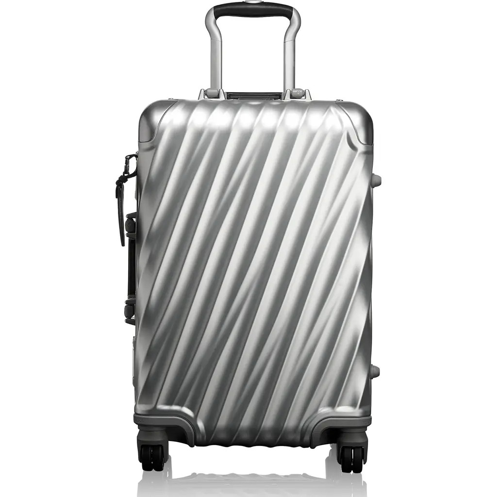 TUMI 19 Degree Aluminum 22-Inch International Spinner Carry-On Bag in Silver at Nordstrom | Nordstrom