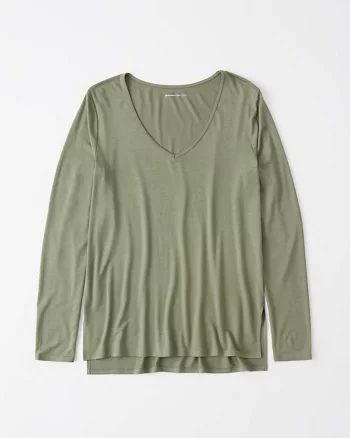 Drapey Tee | Abercrombie & Fitch US & UK