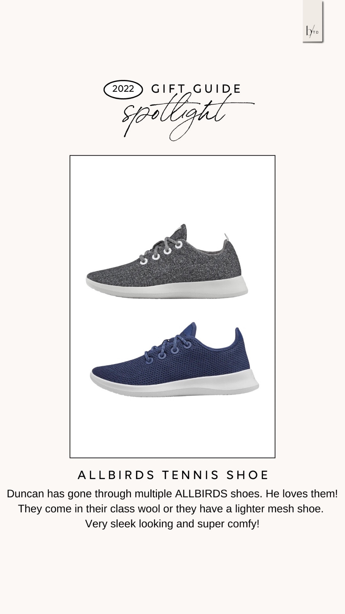 Men's gift idea - ALLBIRDS tennis shoes 

#LTKGiftGuide