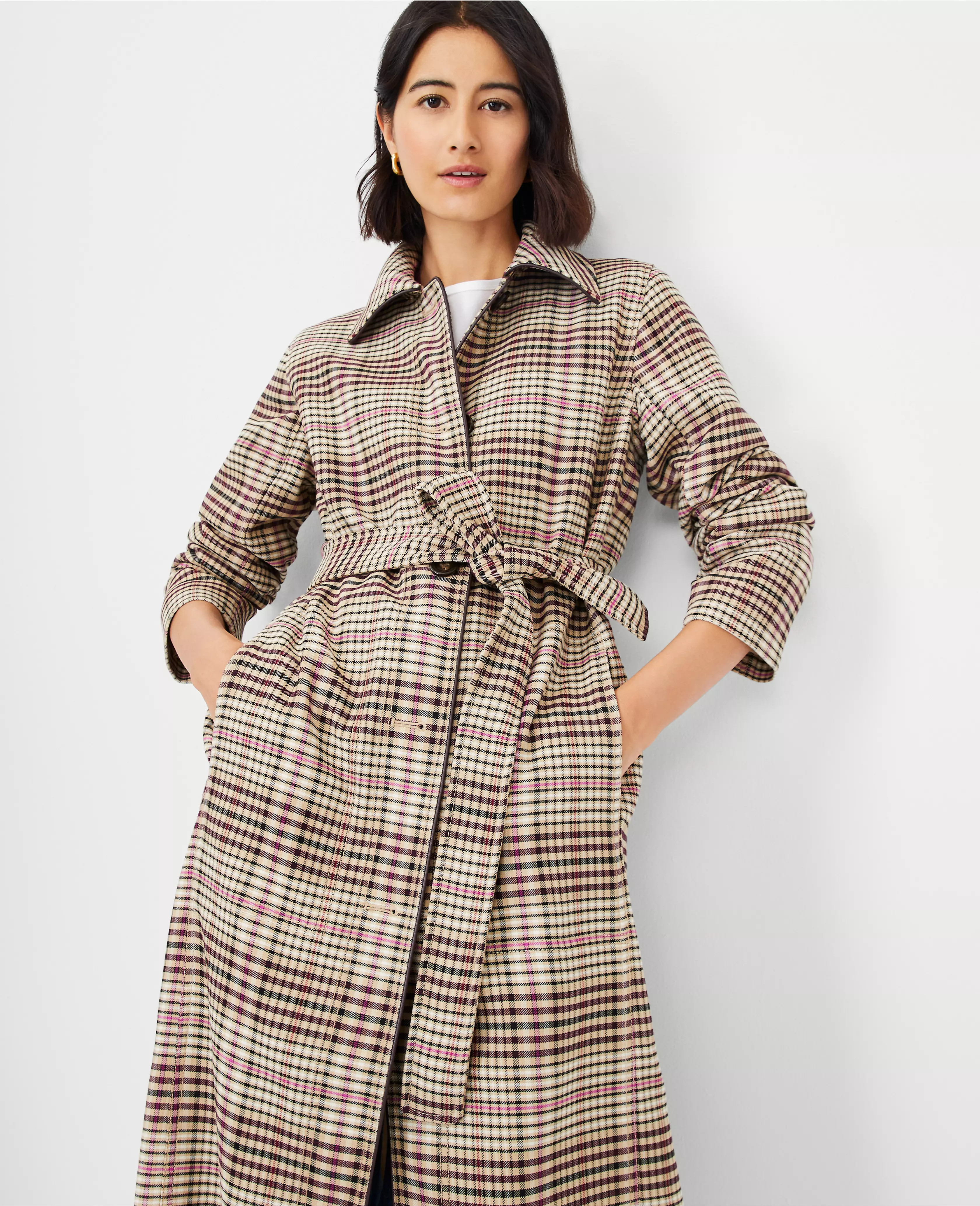 Plaid Mac Coat | Ann Taylor (US)