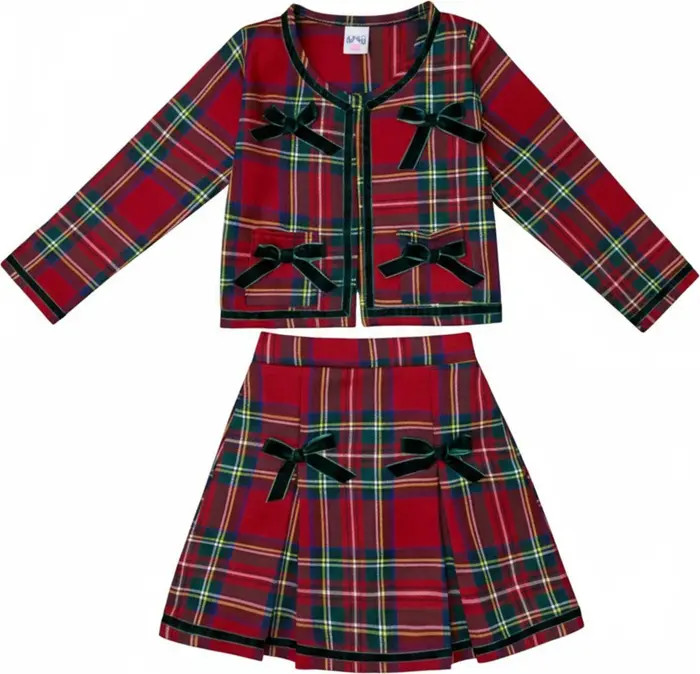 Mia Belle Girls Made For Fashionistas Festive Blazer And Skirt Set | Nordstrom | Nordstrom