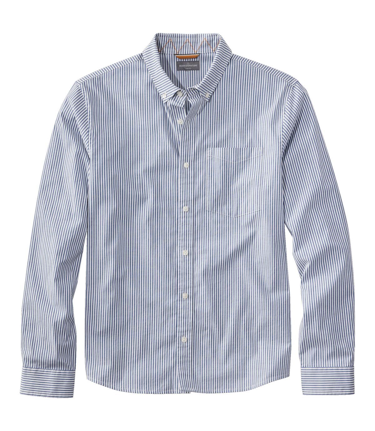 Men's Signature Stretch Poplin Shirt, Long-Sleeve, Slim Fit | L.L. Bean