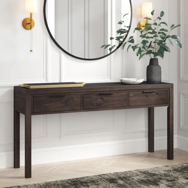 Gannaway 60'' Solid Wood Console Table | Wayfair North America