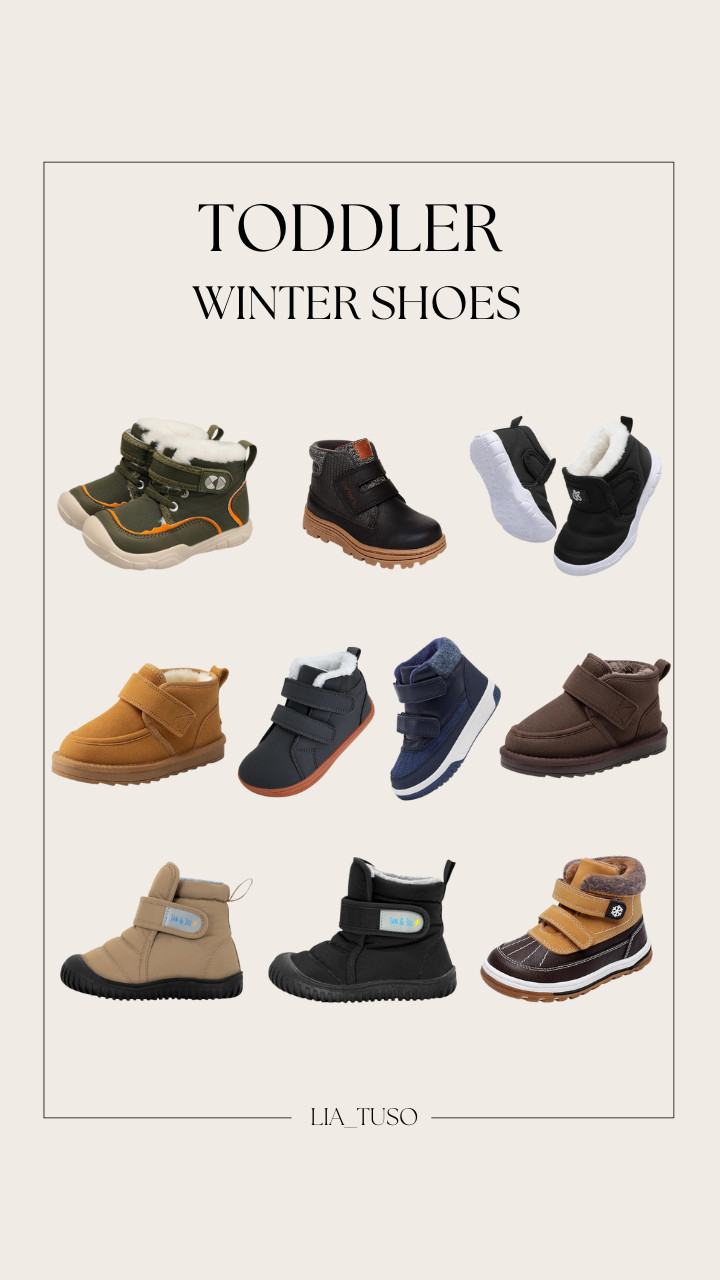 Toddler winter shoes ❄️✨ Cozy, cute, and ready for all the snowy adventures.

#ToddlerWinterStyle #ColdWeatherKids #WinterShoeFavorites 

 #LTKHoliday #LTKBaby #LTKKids
