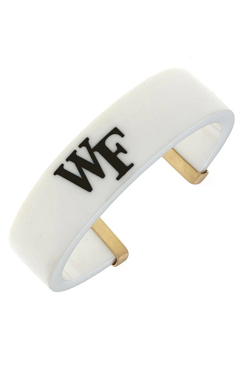 Wake Forest Demon Deacons Resin Logo Cuff Bracelet - FINAL SALE | CANVAS