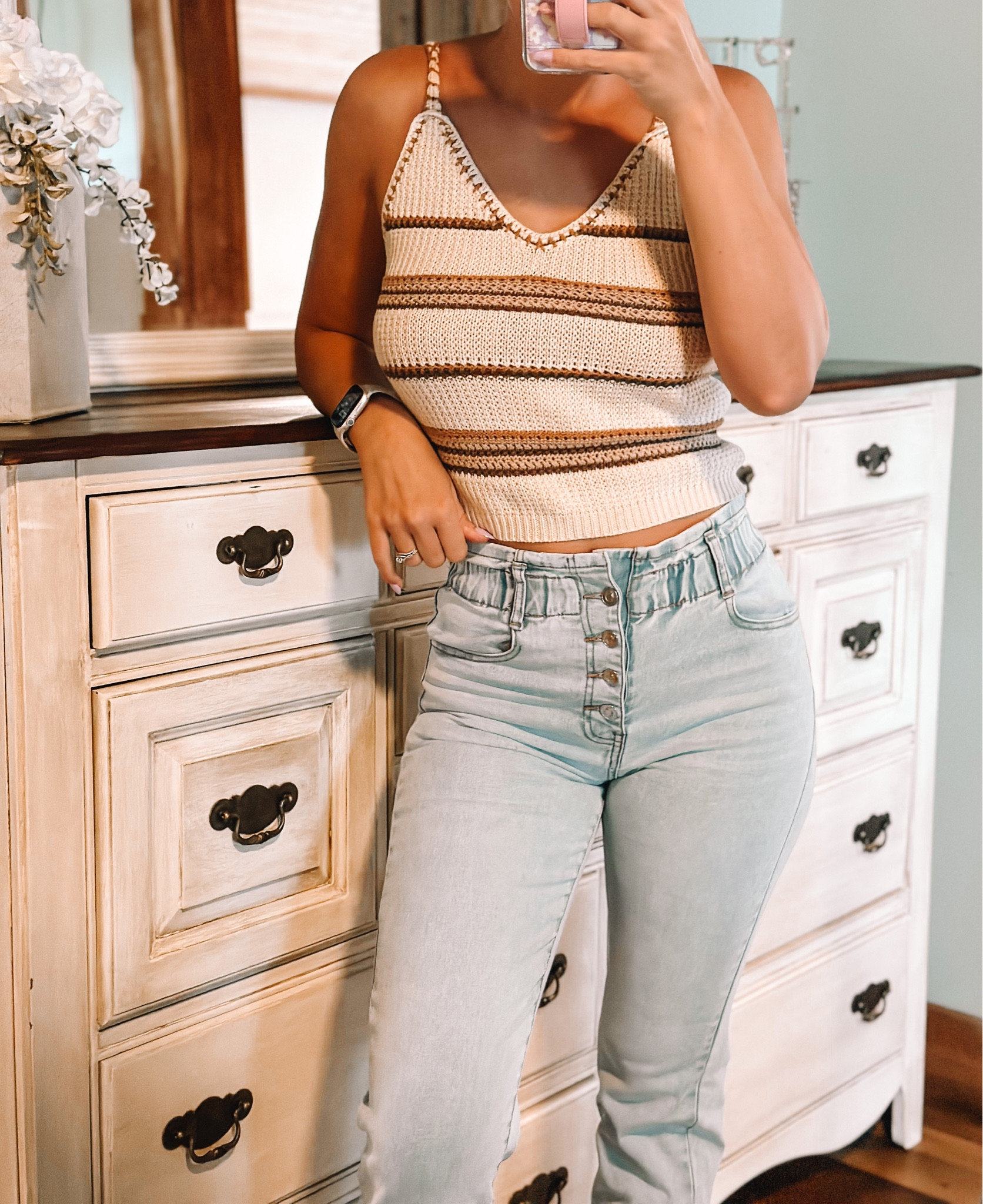 Loving crocheted tanks for fall!! 

#LTKstyletip #LTKFind #LTKSeasonal