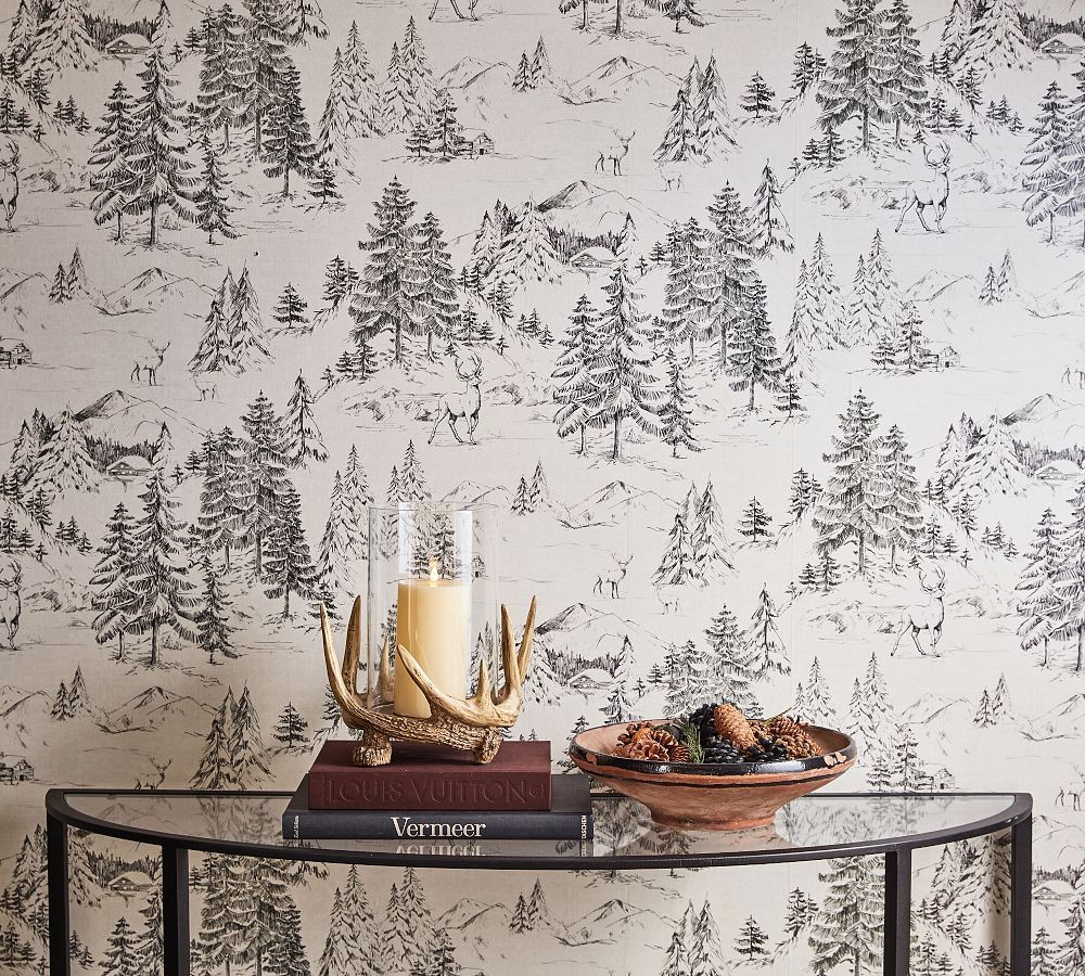 Rustic Forest Wallpaper | Pottery Barn (US)