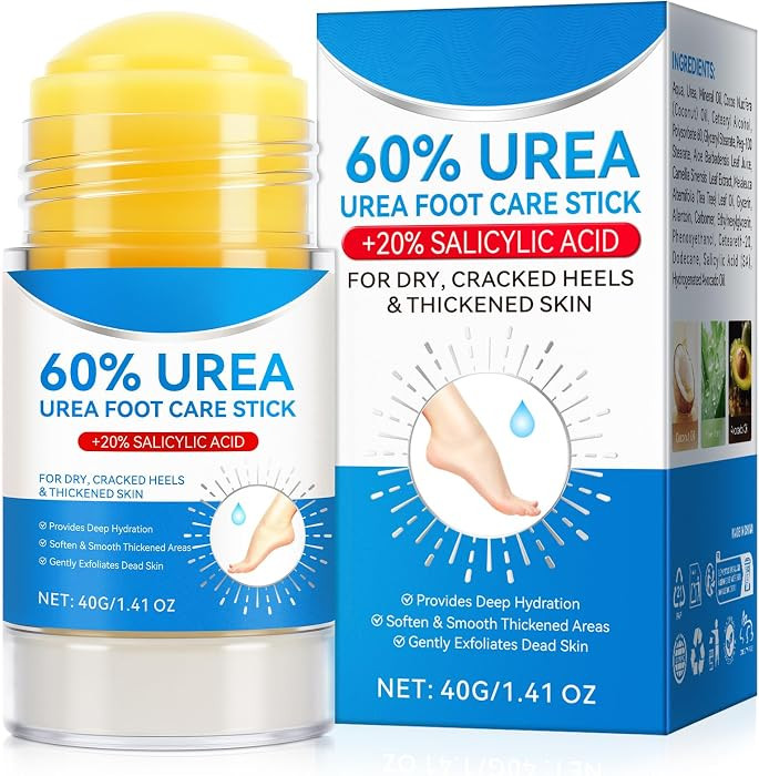 Urea Cream 60% Urea with 2% Salicylic Acid Urea Foot Care Stick, Maximum Strength Callus Remover ... | Amazon (US)