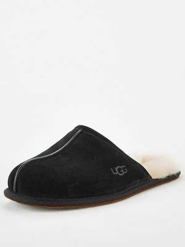 UGG Men's Scuff Slipper - Black | Very (UK)