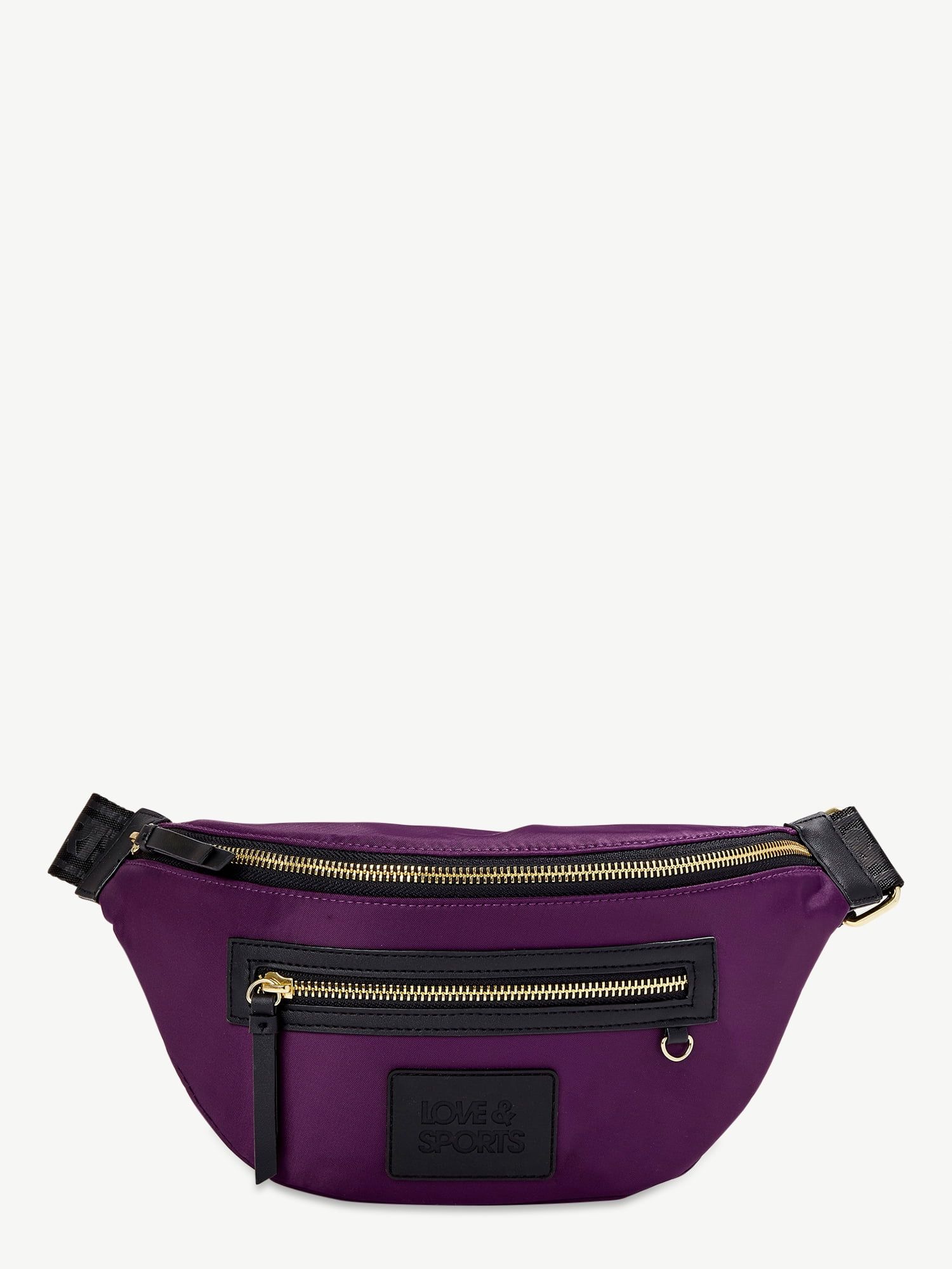 Love & Sports Women's Sophia Belt Bag Fanny Pack Purple | Walmart (US)