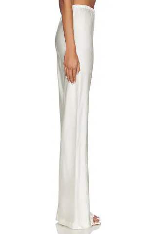 Loretta Bias Pant in Ivory | Revolve Clothing (Global)