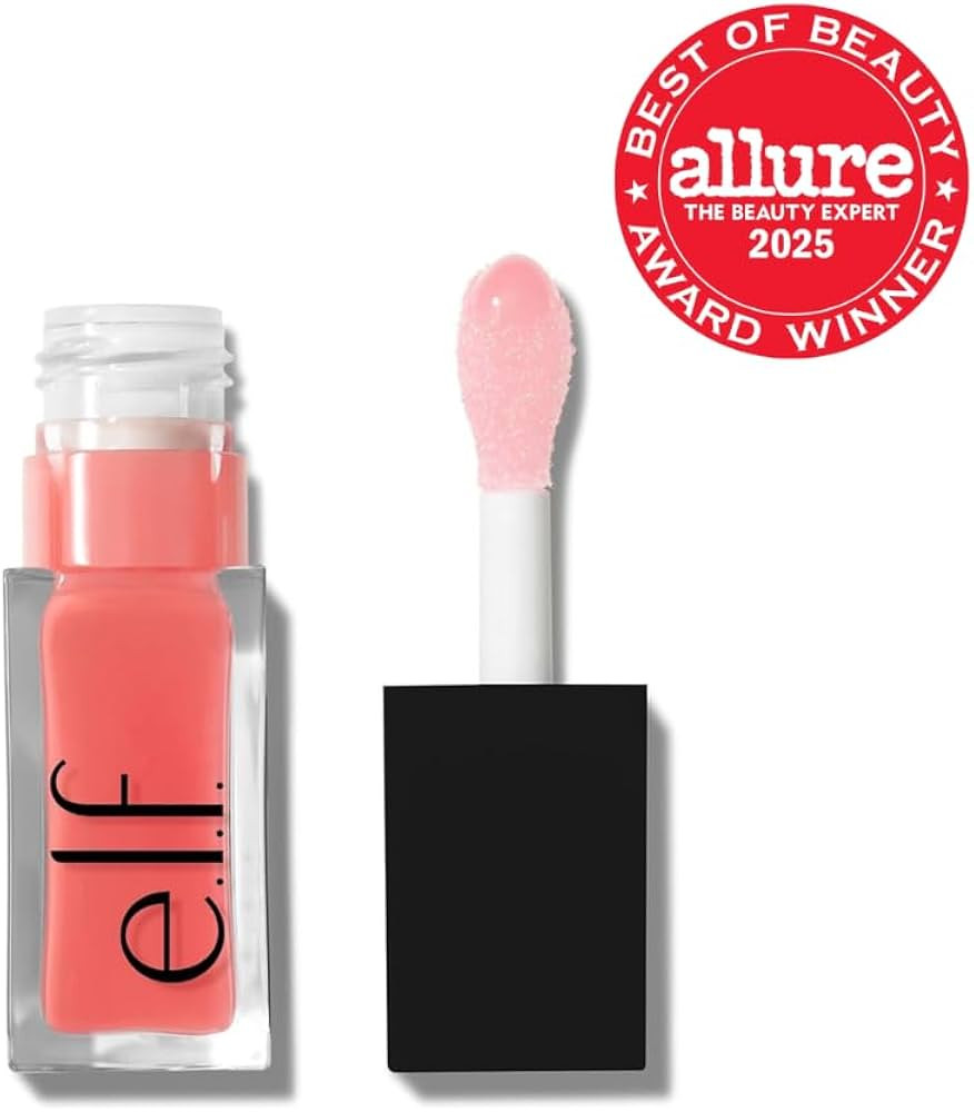 e.l.f. Glow Reviver Lip Oil, Nourishing Tinted Lip Oil For A High-shine Finish, Infused With Jojo... | Amazon (US)