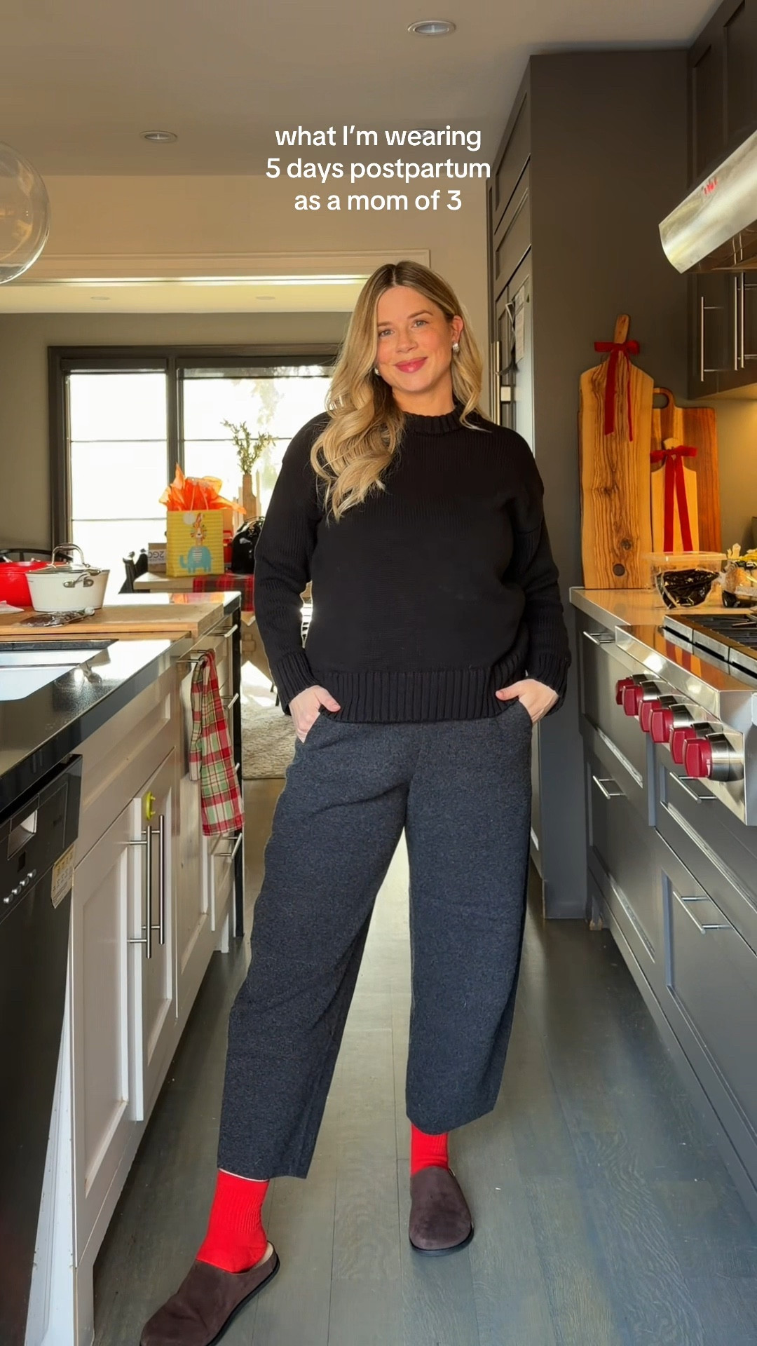 Black Friday sale purchases are coming in so handy for these early postpartum days! Sweater, pants, and clogs all currently on sale for Black Friday 😍

#LTKcanada #LTKfall #LTKmaternity