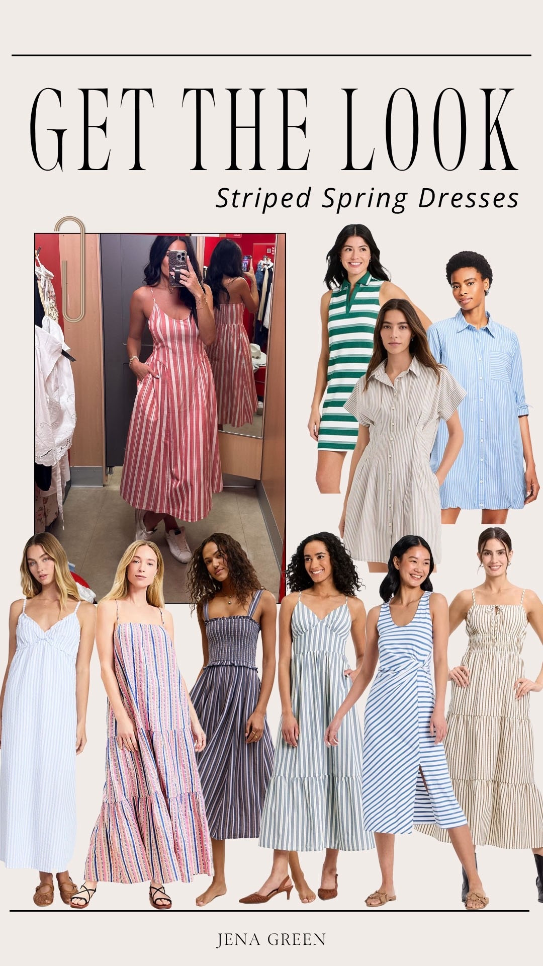Get the Look | Striped Spring Dresses | Striped Dress | Striped Maxi Dress 

#LTKSeasonal #LTKootd