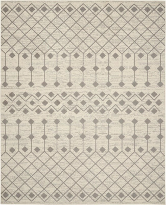 Nourison Grafix 7'10" x 9'10" Ivory/Grey Bohemian Indoor Rug | Ashley Homestore