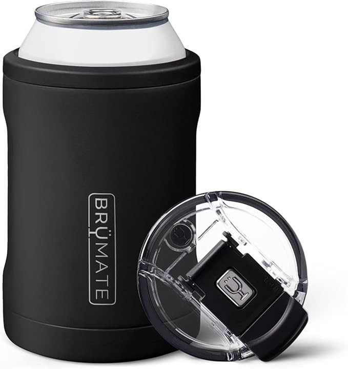 BrüMate Hopsulator Duo 2-in-1 Can Cooler Insulated for Cans + 100% Leak Proof Tumbler with Lid |... | Amazon (US)