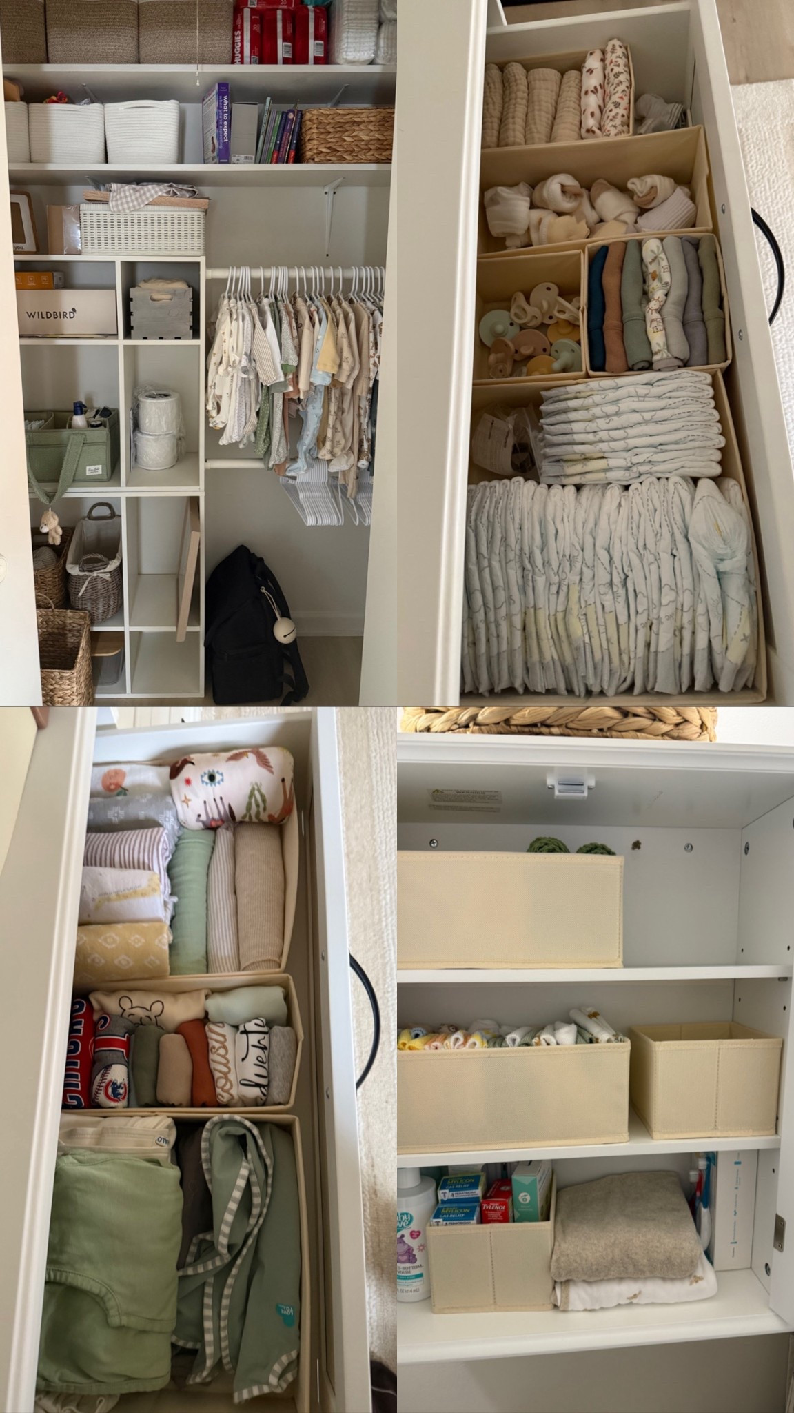 Baby nursery closet/dresser organization! All from Amazon! 

#LTKHome #LTKBump #LTKSaleAlert