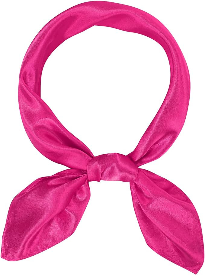 American Trends Women Silk Feeling Scarf Satin Head Scarves Square Satin Scarf Wrap Neck Scarf Li... | Amazon (US)