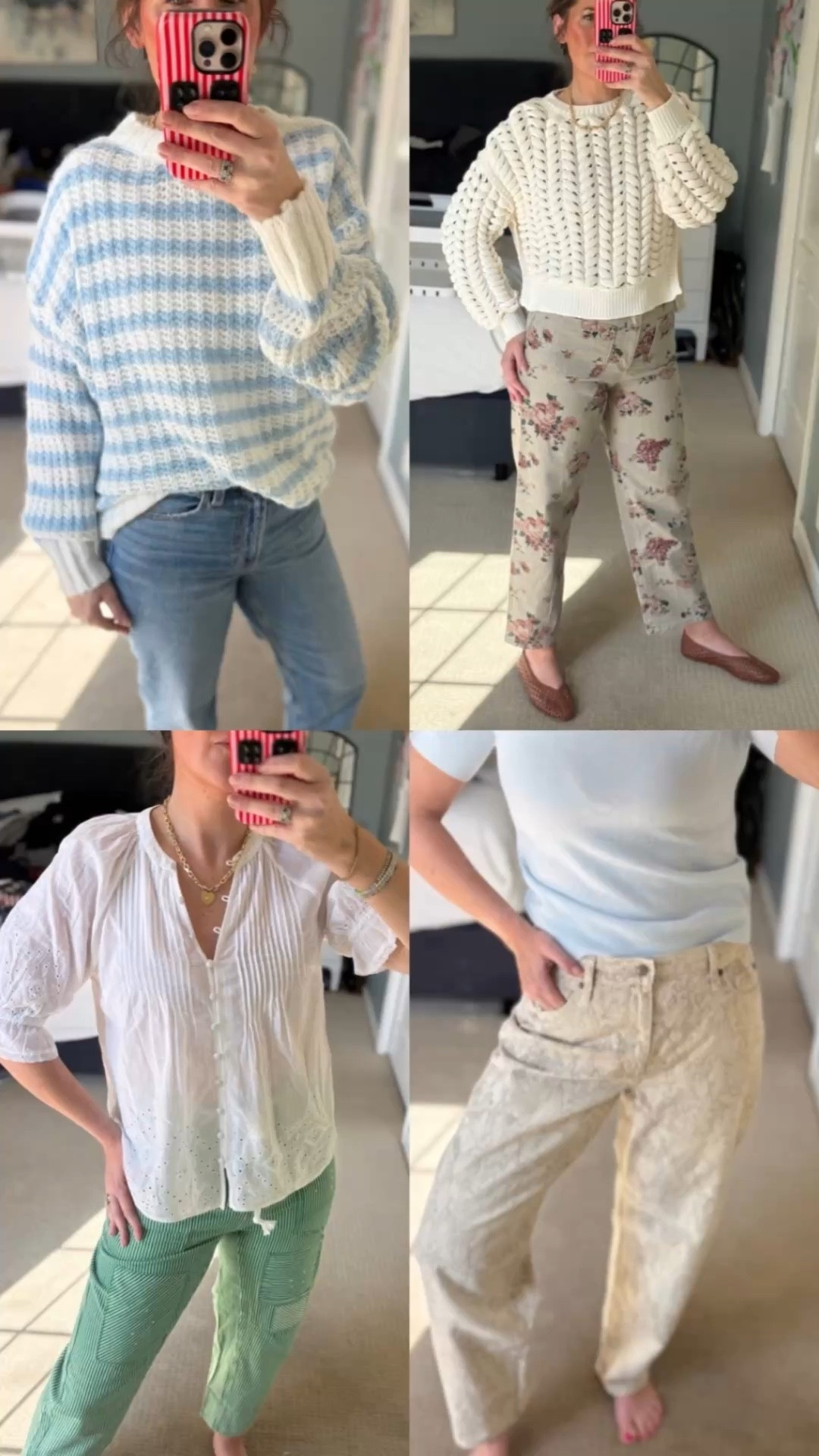 So many of these are part of target deal days!!

Returned over $500 worth of misses to target yesterday. Here’s what I kept. Most of it is on sale! Anything from the KBB collaboration I sized down at least one size. 2 in the pants  

spring outfits women, target spring outfits, casual spring outfits women, spring outfit ideas women, affordable spring outfits, everyday spring style, target women clothing, spring sweaters women, striped sweater women, chunky knit sweater women, lightweight spring sweater, cotton spring sweater, white eyelet blouse women, puff sleeve blouse women, spring blouse women, floral pants women, printed pants women, straight leg ankle pants women, patterned jeans women, cropped pants women, green pants women, casual spring pants women, target women sweaters, target women tops, target women pants

#LTKootd #LTKSpringSale #LTKSaleAlert

#LTKmomlife #LTKootd #LTKSaleAlert