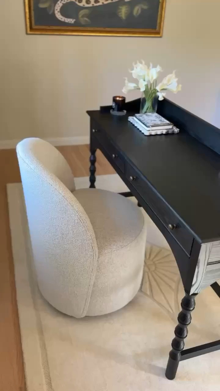 Love my home office desk chair. So feminine and sleek, but comfortable too! 💫

#LTKHome #LTKdayinmylife
