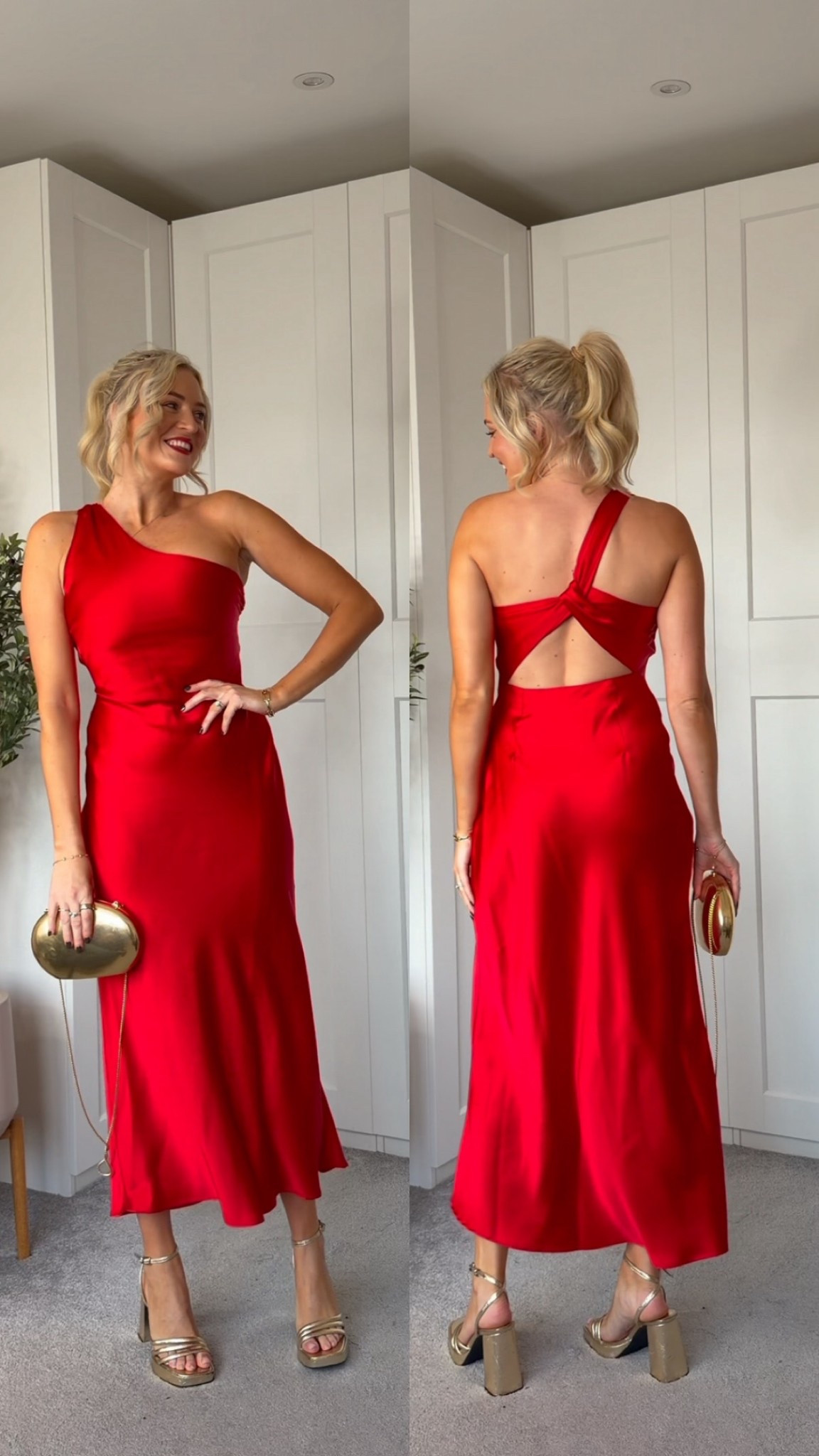 Zara red Christmas party/wedding guest dress ❤️

#LTKuk #LTKpartywear