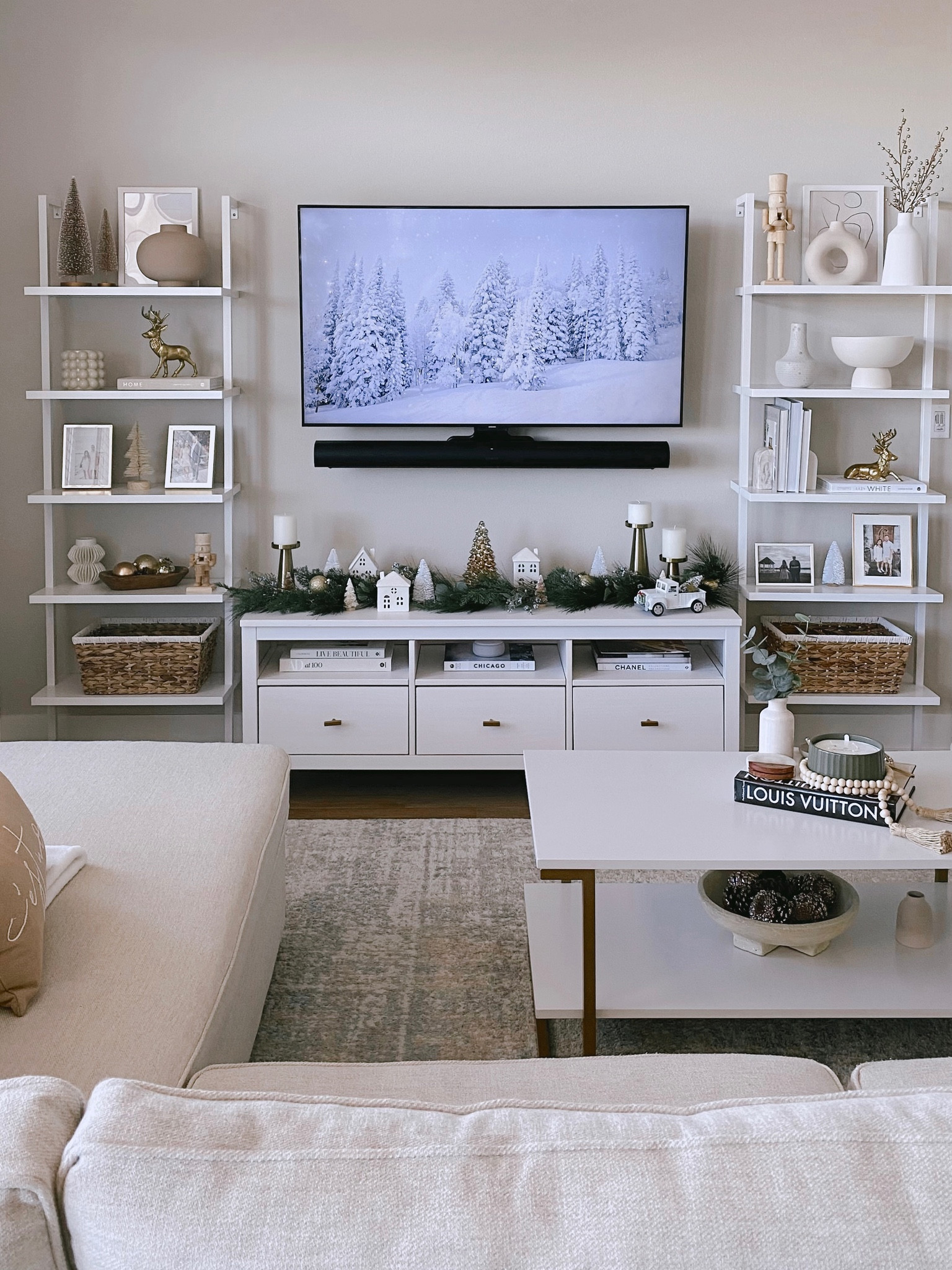 Living room Christmas decor mostly from Target and Michaels!

#LTKHoliday #LTKhome #LTKSeasonal